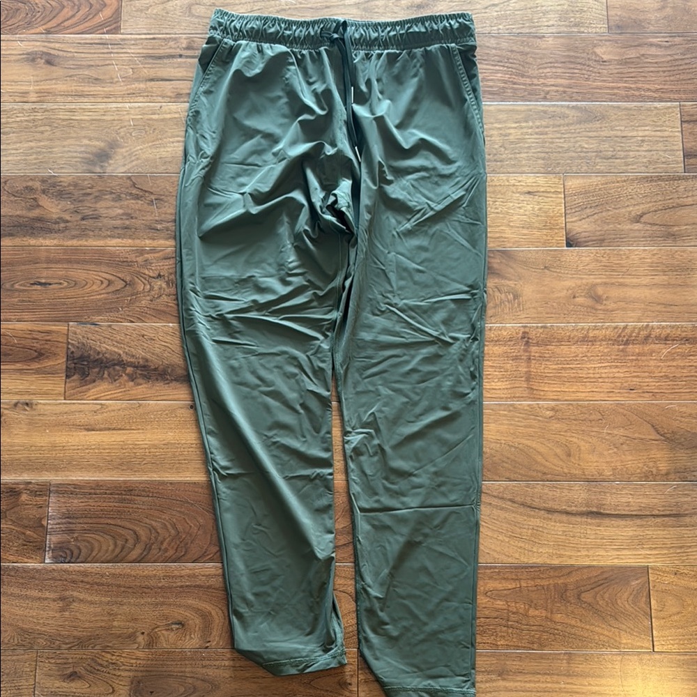 ZYIA Green Track Pants Lightweight Joggers